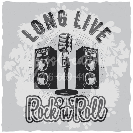 Long Live Rock 'n' Roll T-shirt (Black) [WM v1 1aa6a7da] [WM v1 7f59b171]