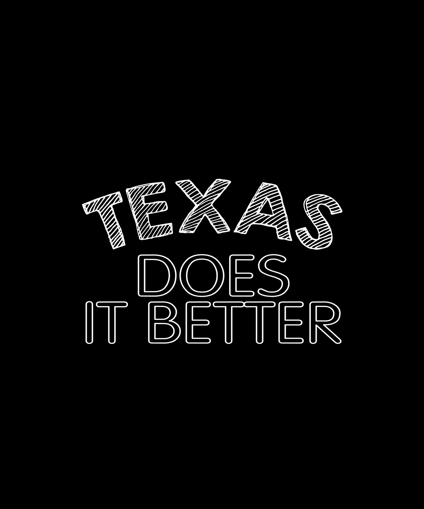 Texas Pride Graphic Tee (Black)