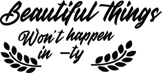 Beautiful Things T-shirt Design (White)