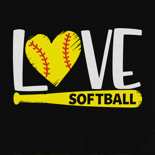 Love Softball Graphic Tee