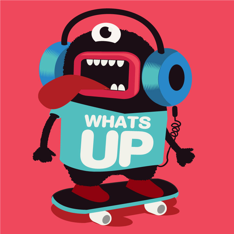 Fun Monster Graphic T-shirt (Black)