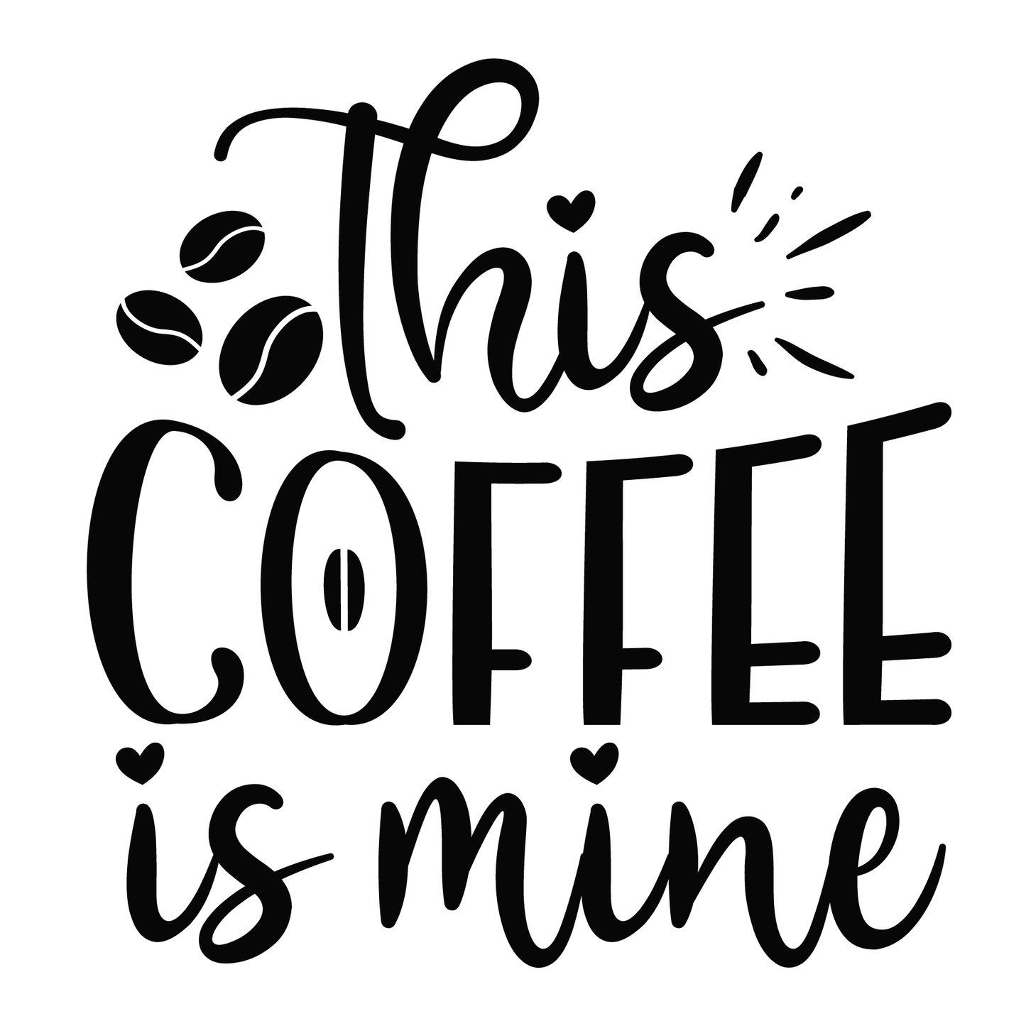 Coffee Lover's Statement Tee (White)