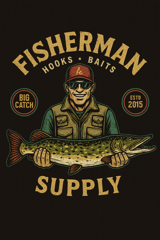 Fisherman Supply Big Catch Tee (Black)