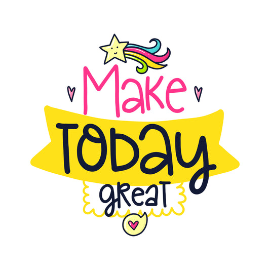 Make Today Great T-shirt (White)