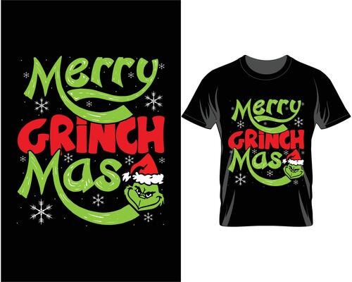 Merry Grinch Mas T-shirt (White)