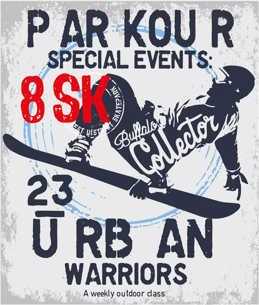 Snowboarder Event T-shirt (Black)
