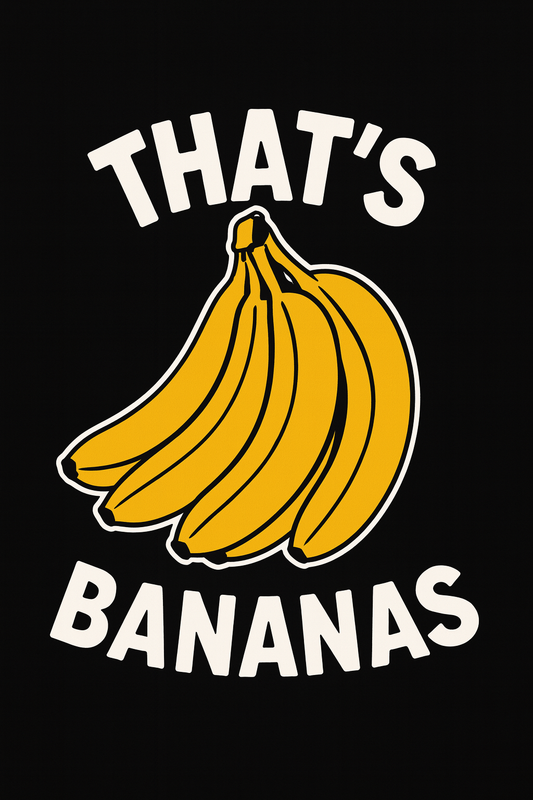 That's Bananas Tee (Black)