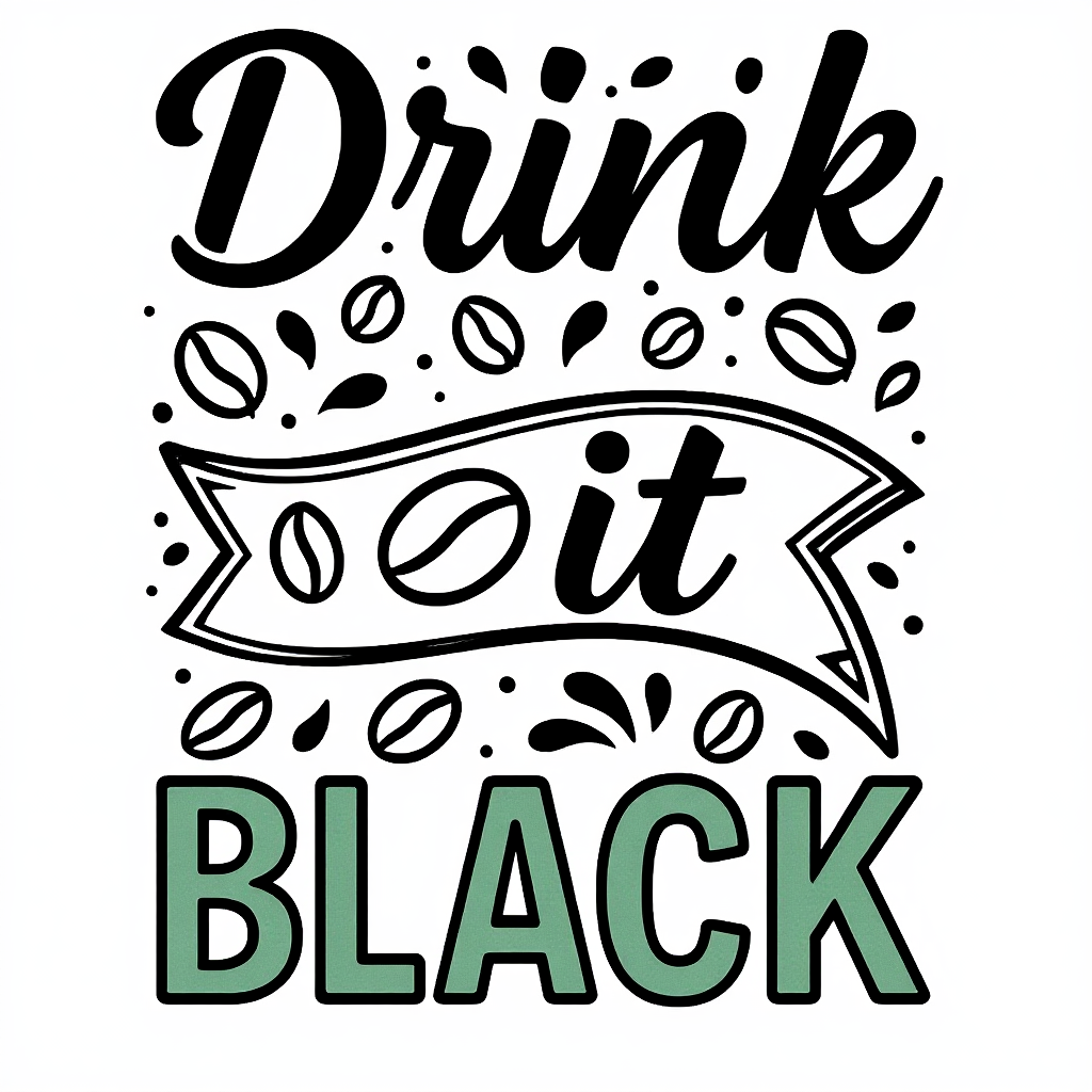 Drink It Black Coffee T-shirt
