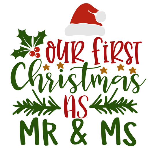 First Christmas As Mr & Ms (White)