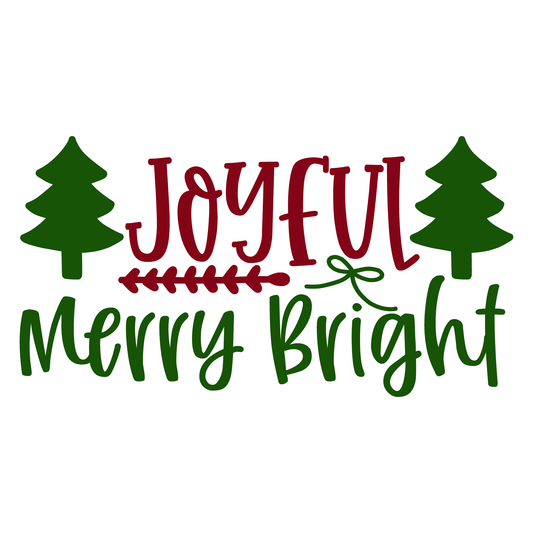 Joyful Merry Bright T-shirt (White)