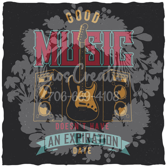 Good Music T-shirt Design (Black) [WM v1 63b4205d] [WM v1 67f5e2e0]