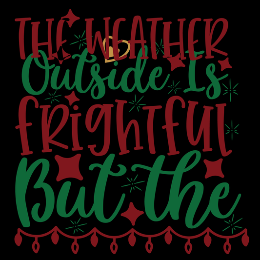 Festive Weather T-shirt Design (White)