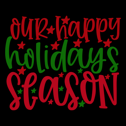 Happy Holidays Season T-shirt (White)