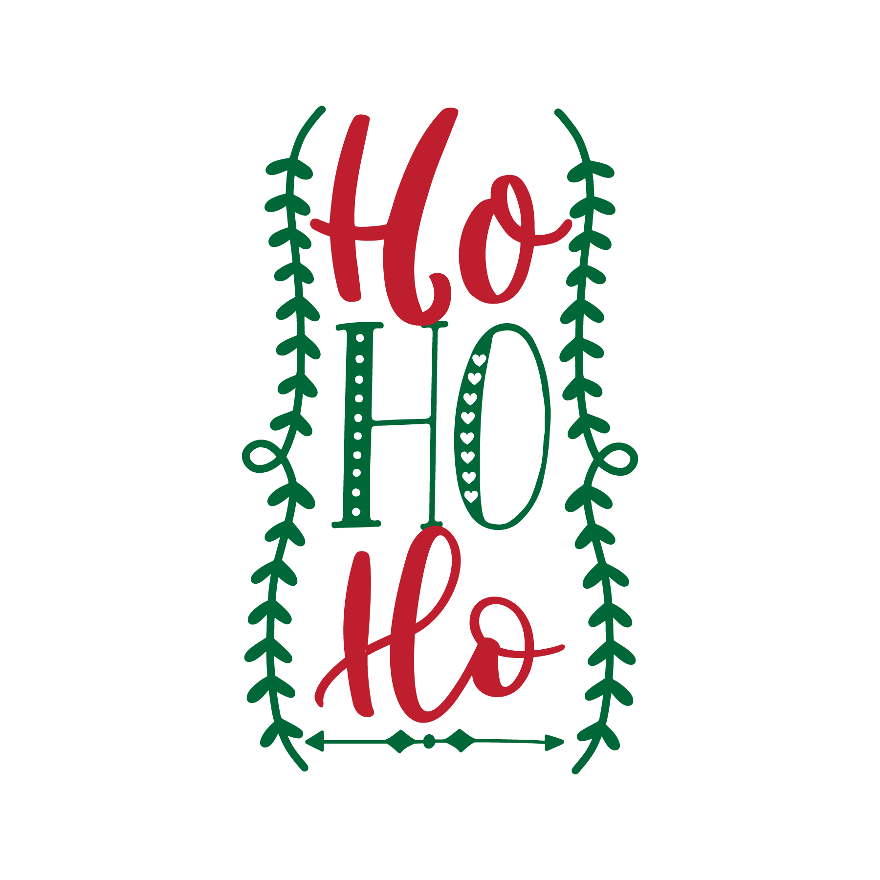 Festive Holiday T-shirt Design (White)