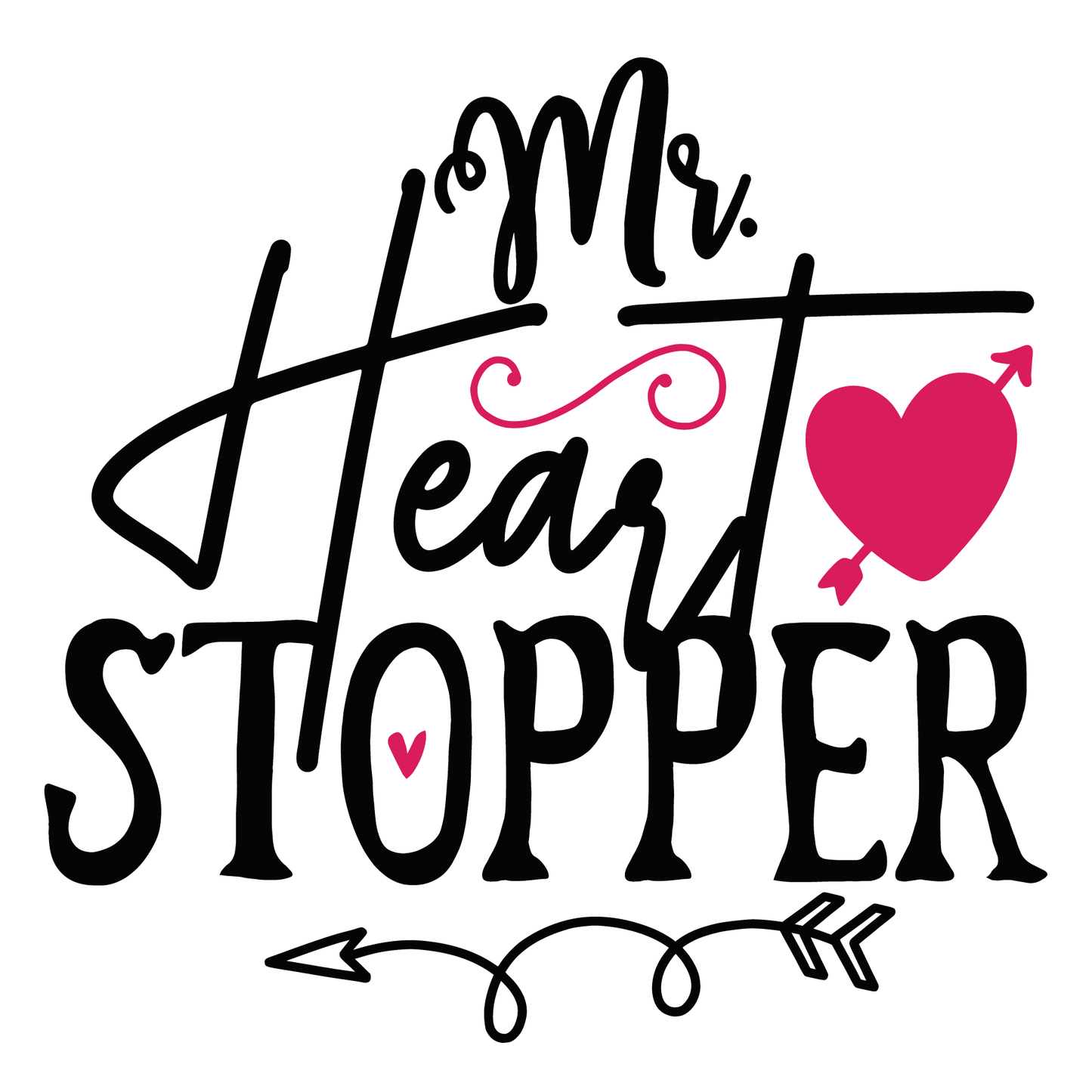 Mr. Heart Stopper T-shirt (White)
