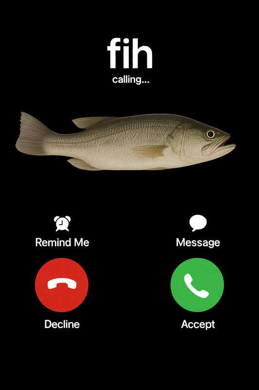 Fih Calling Parody Tee (Black)
