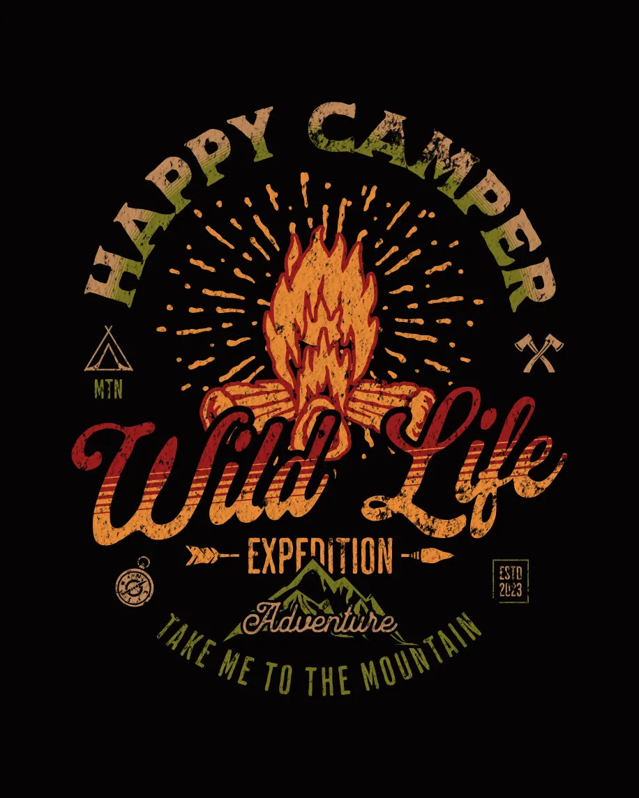 Happy Camper Adventure T-shirt
