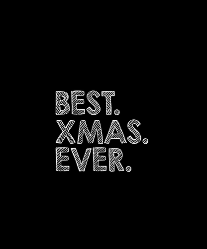 Best Christmas Ever T-shirt (Black)