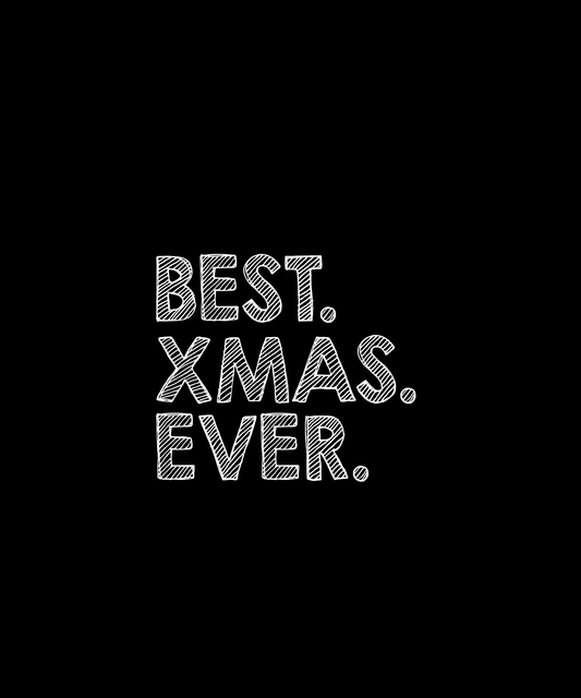 Best Christmas Ever T-shirt (Black)