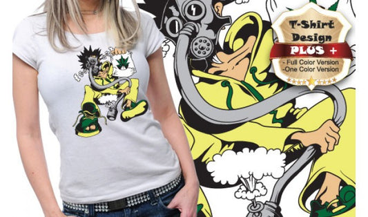 Playful Graphic T-shirt Design (Black)