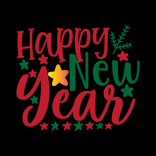 Festive New Year Celebration Tee (White)