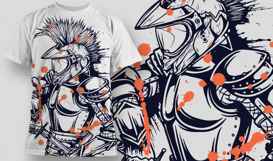 Knight Graphic T-shirt (White)
