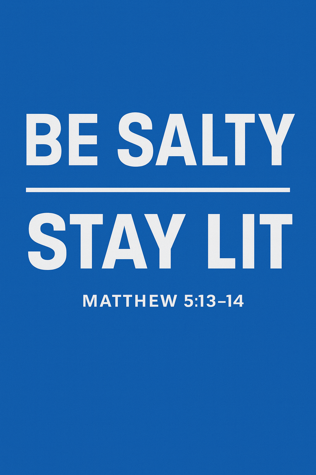 Salty And Lit Inspirational Tee (Black)