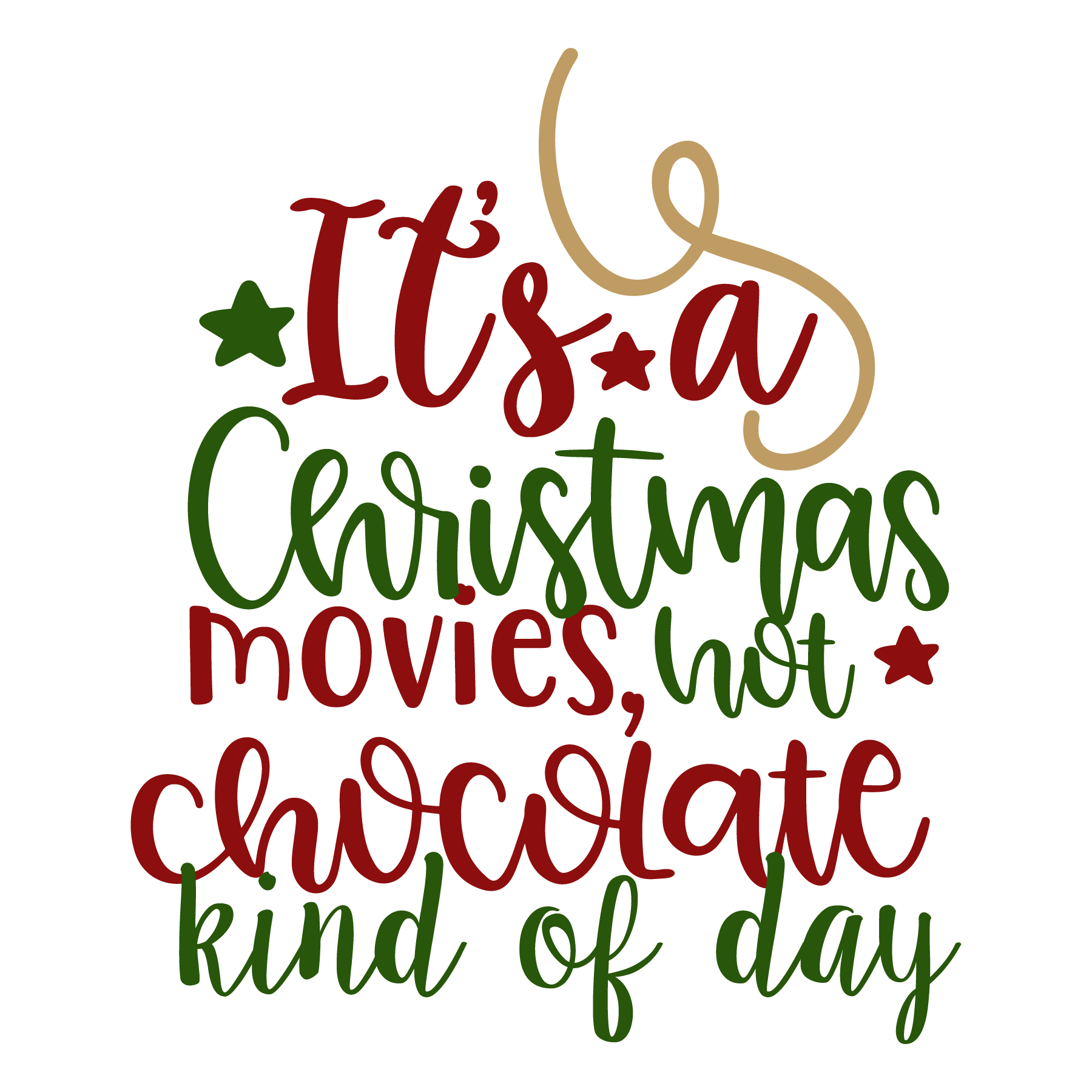 Christmas Movies T-shirt (White)
