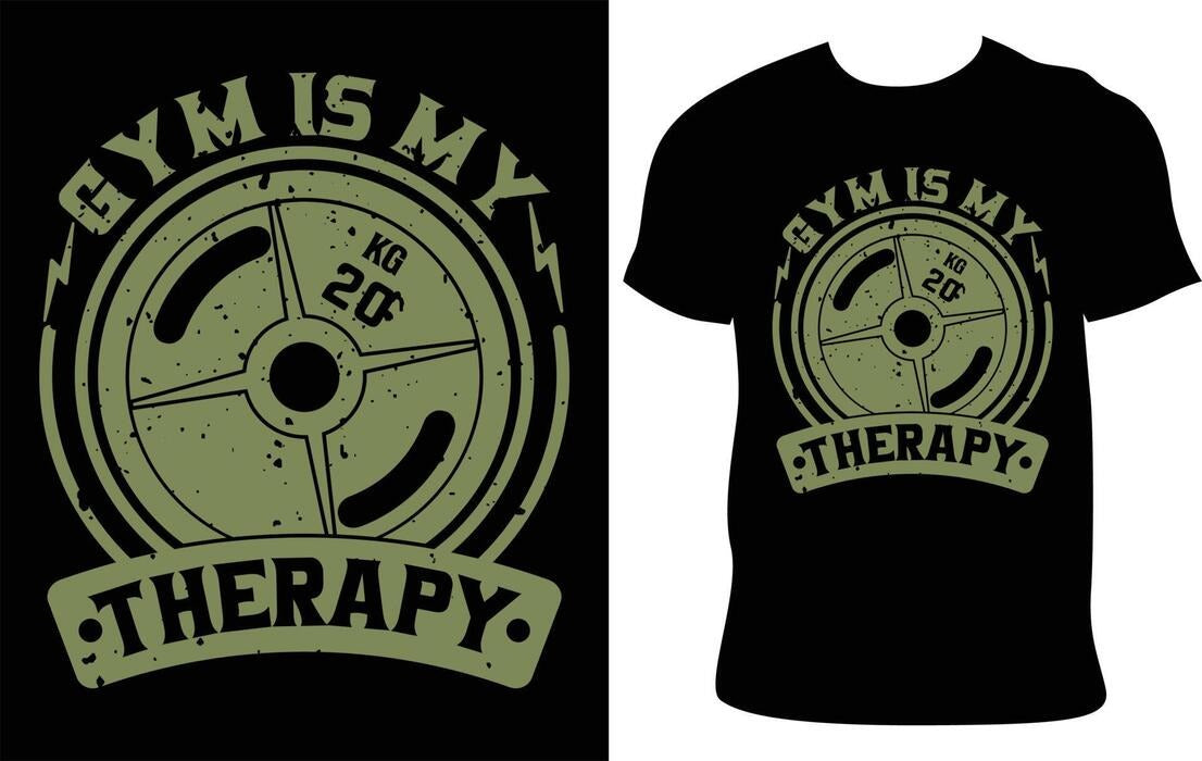 Gym Therapy T-shirt (White)