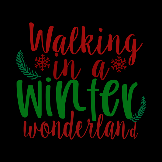 Winter Wonderland T-shirt Design (White)