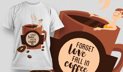 Coffee Lover's T-shirt (Black)