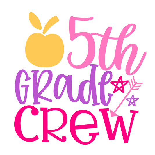 5th Grade Crew- Tee (White)