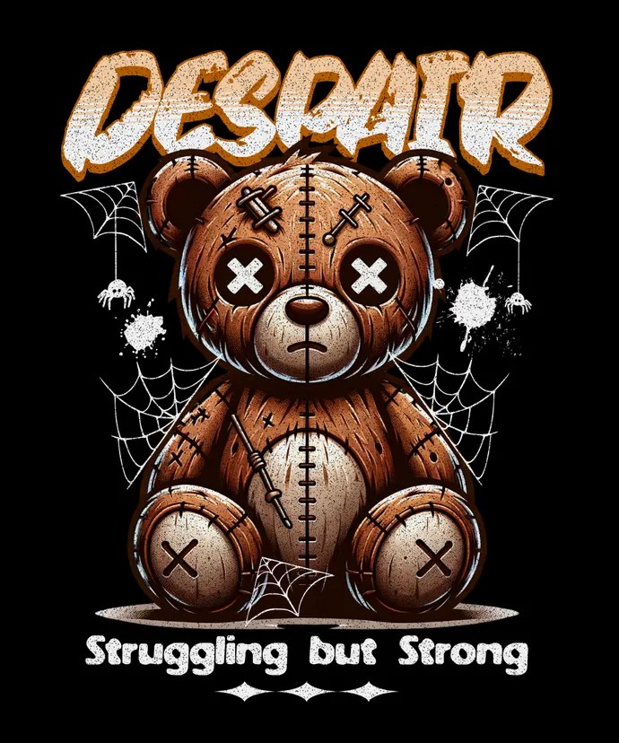 Despair Teddy Bear T-shirt