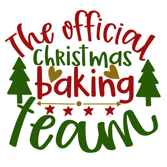 Official Christmas Baking Team Shirt (White)