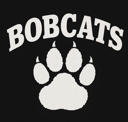 Bobcats Paw Print T-shirt