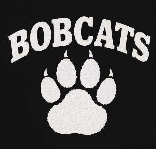 Bobcats Paw Print T-shirt