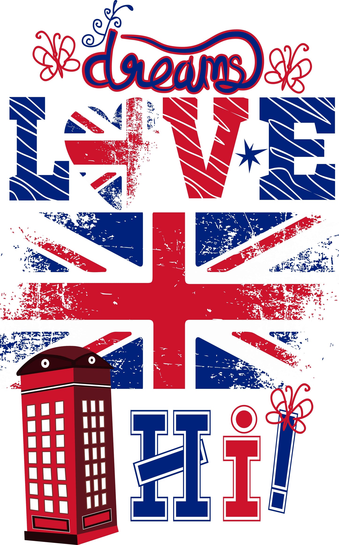 Dreams And Love Graphic Tee (White)