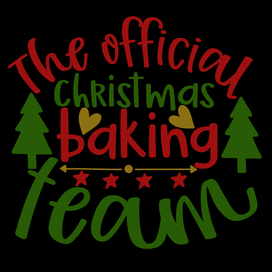 Official Christmas Baking Team Shirt (White)
