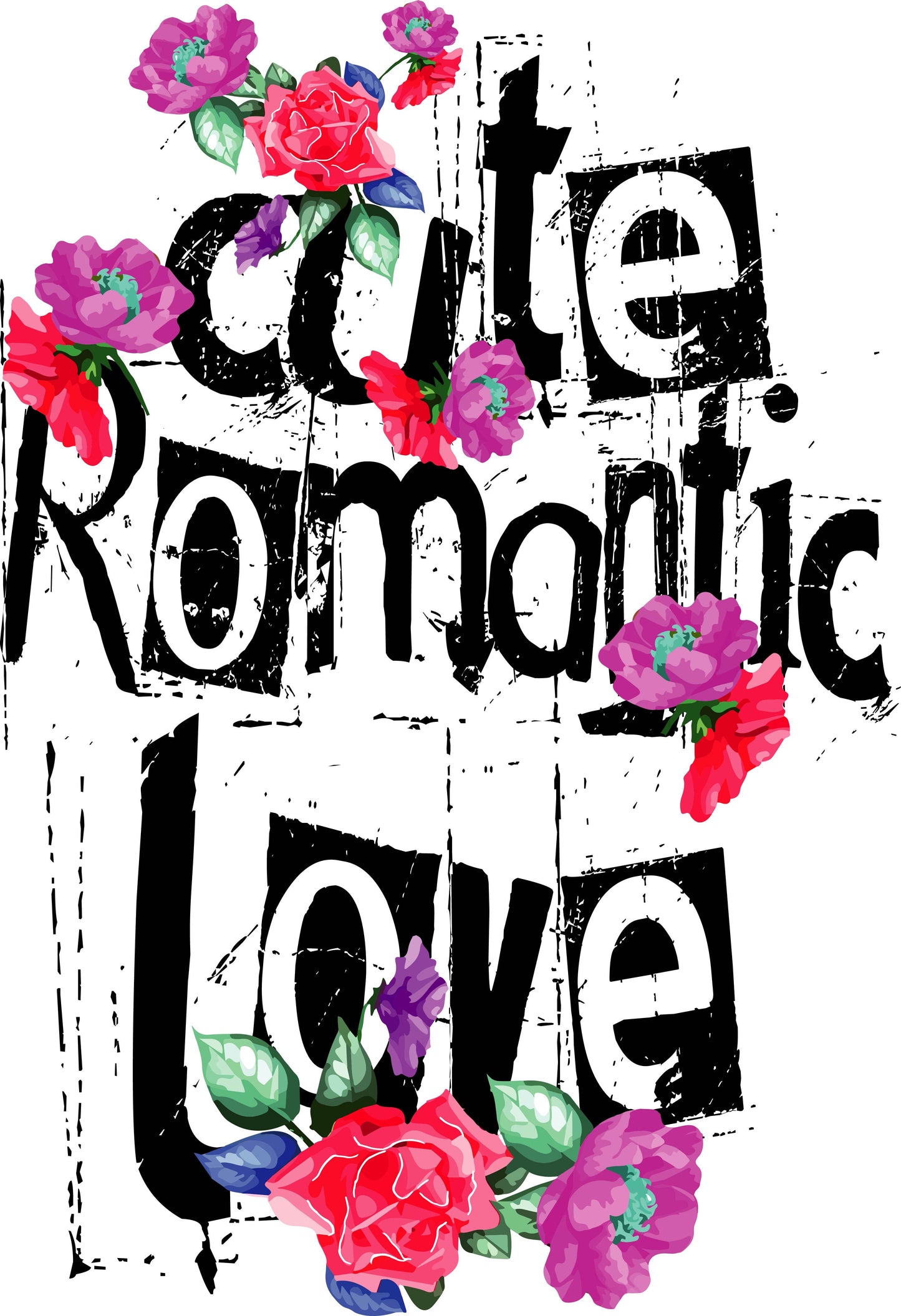 Cute Romantic Love T-shirt (White)