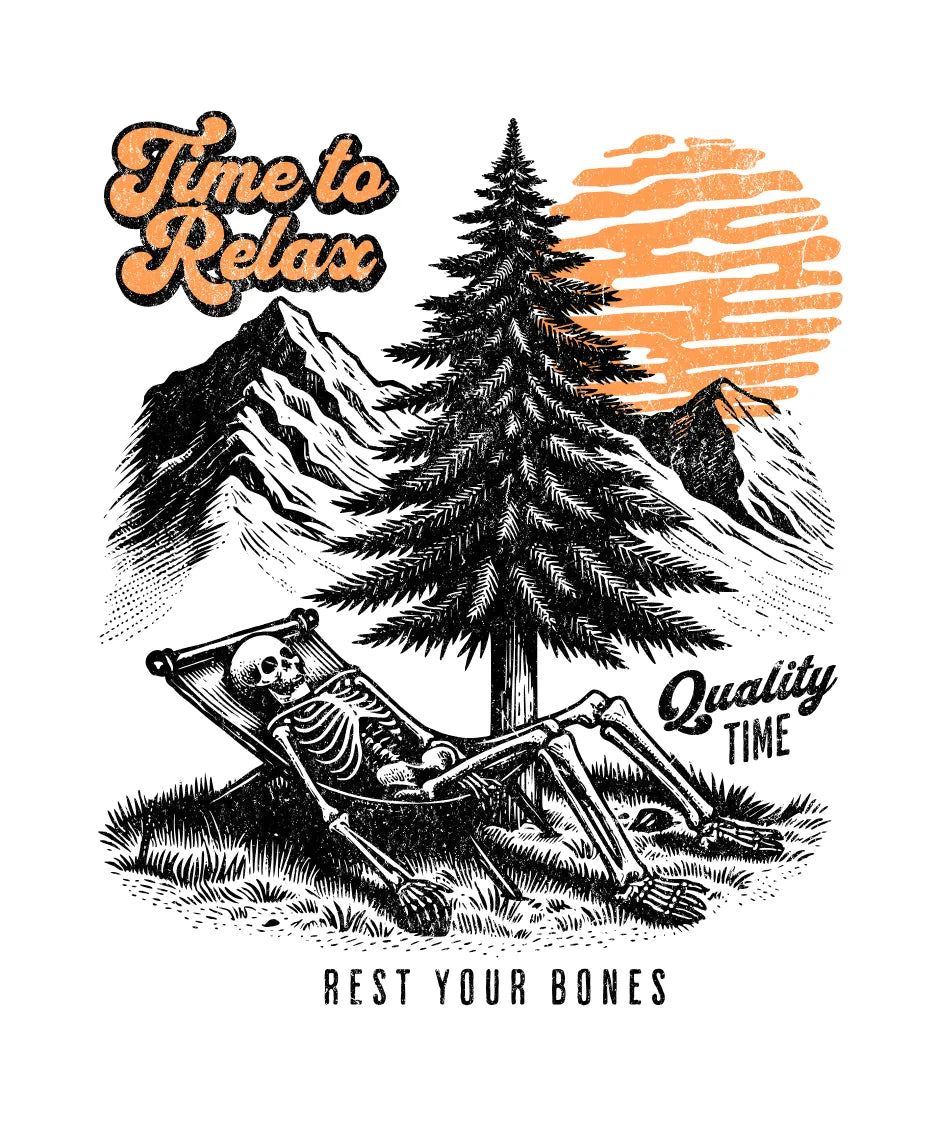Relaxing Skeleton T-shirt