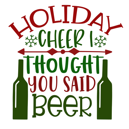 Holiday Cheer T-shirt (White)
