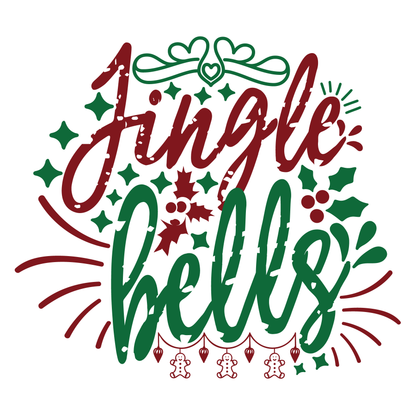 Jingle Bells Holiday T-shirt (White)
