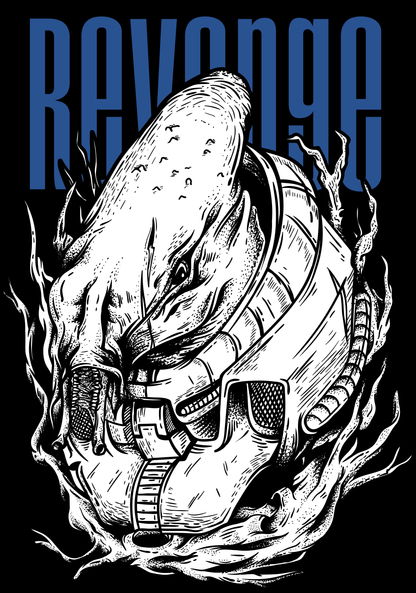 Revenge Graphic T-shirt (White)