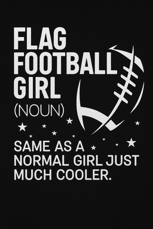 Flag Football Girl T-shirt