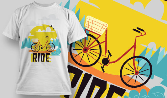 Fun Bicycle Ride T-shirt (Black)