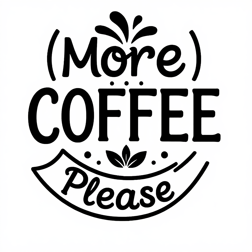 More Coffee Please T-shirt