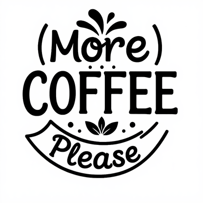 More Coffee Please T-shirt