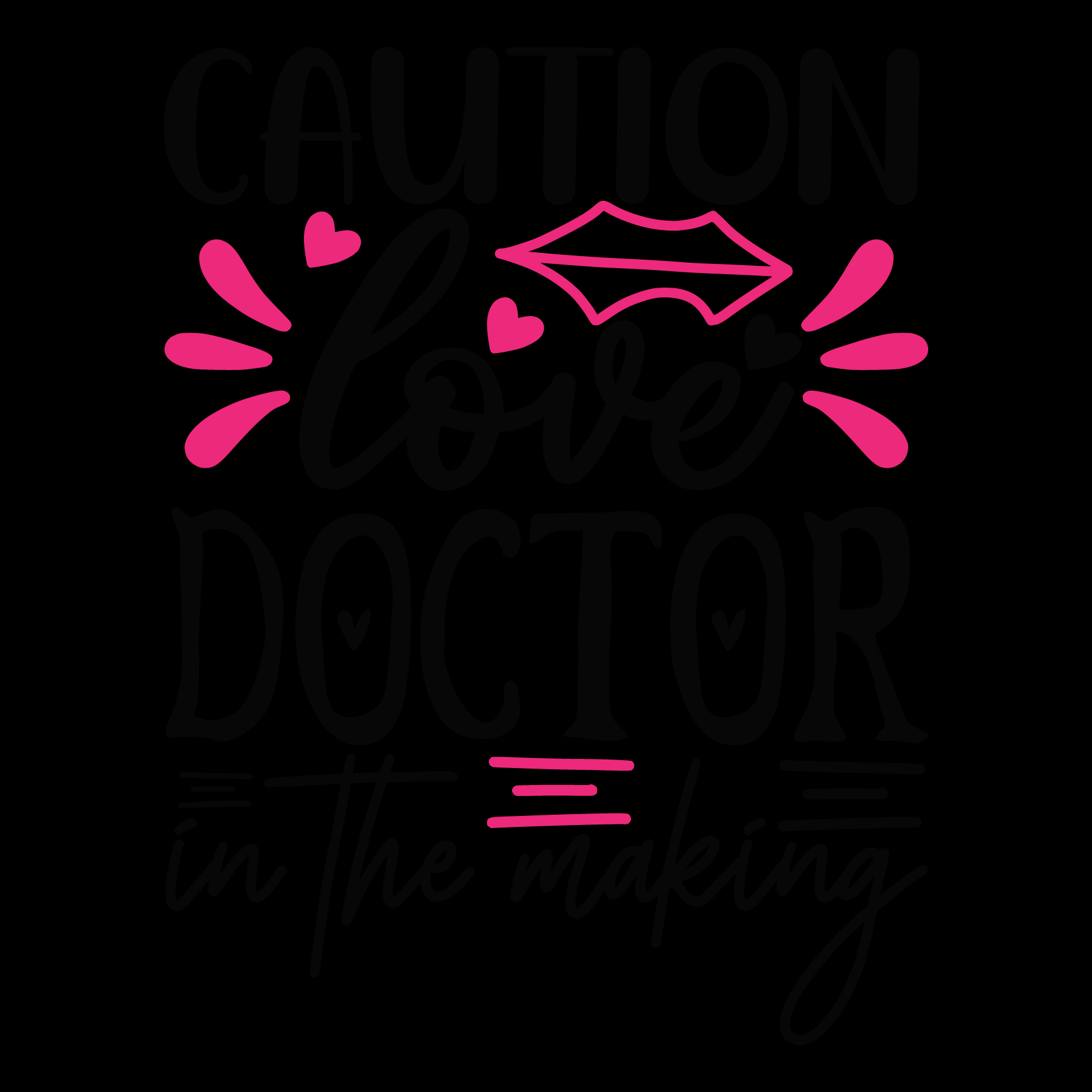 Caution Love Doctor In The Making- Tee