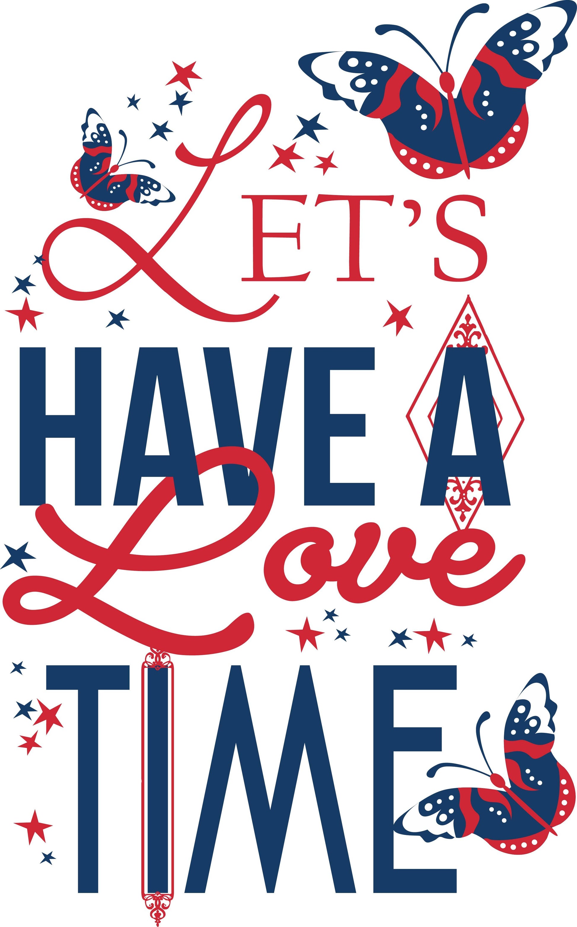 Celebrate Love With Butterflies (White)