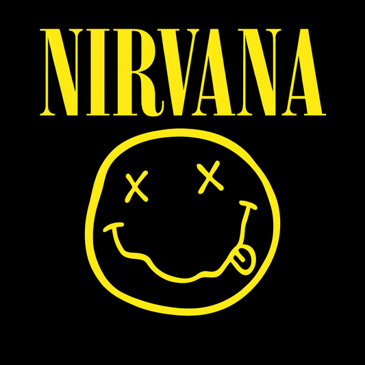NIRVANA Smiley — Tee (Black)
